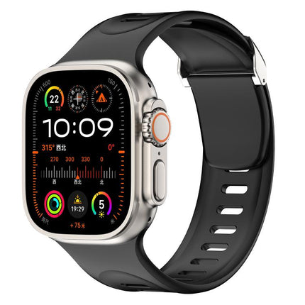 Explorer Silicone Watch Band, For Apple Watch 46mm / 49mm / 45mm / 44mm - DealBuddy
