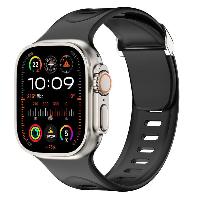 Explorer Silicone Watch Band, For Apple Watch 46mm / 49mm / 45mm / 44mm - DealBuddy