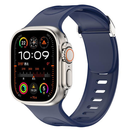 Explorer Silicone Watch Band, For Apple Watch 46mm / 49mm / 45mm / 44mm - DealBuddy
