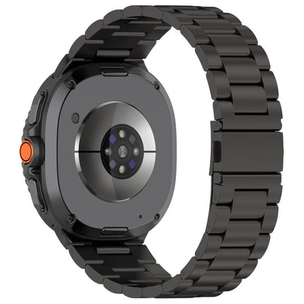 Slim Three Beads Stainless Steel Watch Band