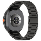 Slim Three Beads Stainless Steel Watch Band