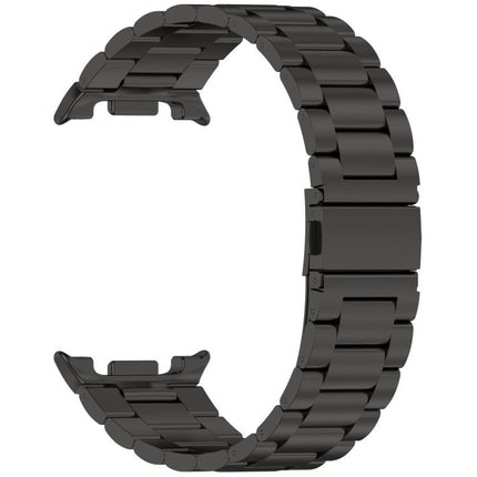 Slim Three Beads Stainless Steel Watch Band
