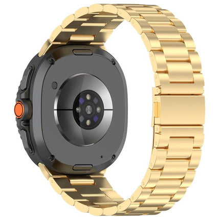 Slim Three Beads Stainless Steel Watch Band
