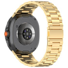 Slim Three Beads Stainless Steel Watch Band