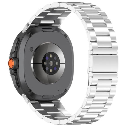 Slim Three Beads Stainless Steel Watch Band