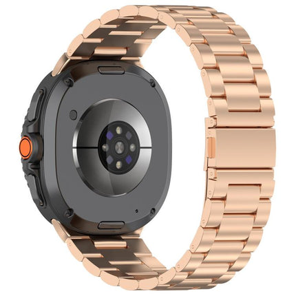 Slim Three Beads Stainless Steel Watch Band