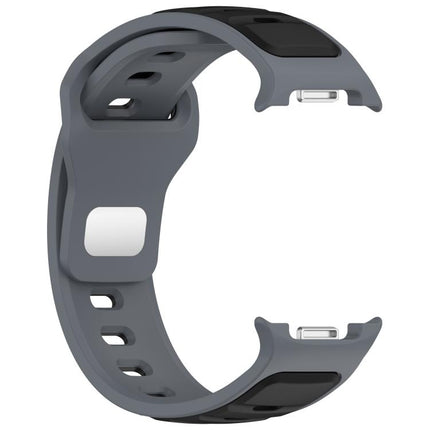 Reverse Buckle Two Color Silicone Watch Band