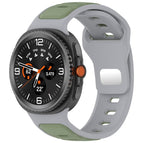For Samsung Galaxy Watch8 / Watch8 Classic / Gray Light Green