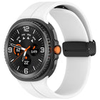 Folding Magnetic Buckle Silicone Watch Band, For Samsung Galaxy Watch8 / Watch8 Classic - DealBuddy