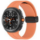 Folding Magnetic Buckle Silicone Watch Band, For Samsung Galaxy Watch8 / Watch8 Classic - DealBuddy