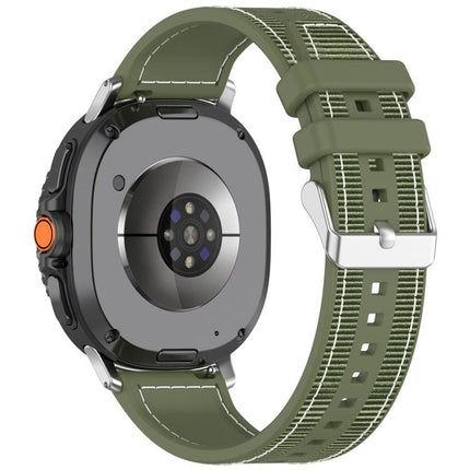 Hybrid Nylon Braid Silicone Watch Band