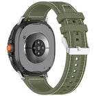 Hybrid Nylon Braid Silicone Watch Band