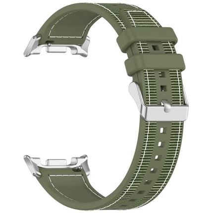 Hybrid Nylon Braid Silicone Watch Band, For Samsung Galaxy Watch8 / Watch8 Classic - DealBuddy