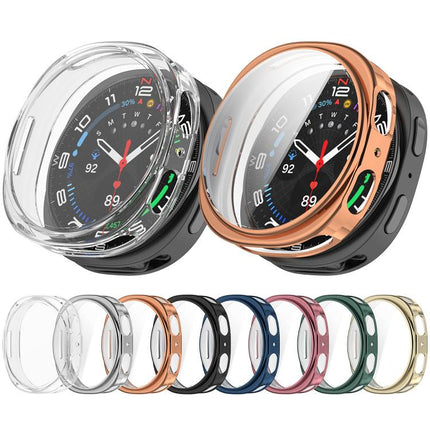 All Coverage Electroplated TPU Watch Protective Case, For Samsung Galaxy Watch 8 44mm, For Samsung Galaxy Watch 8 40mm - DealBuddy