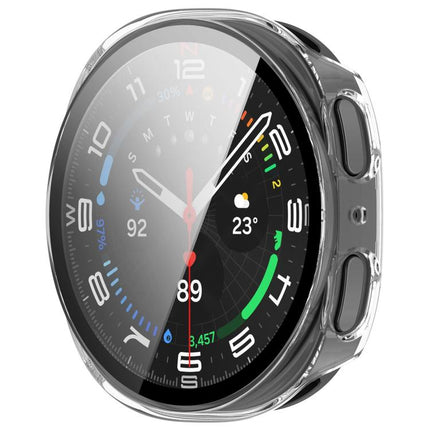 Tempered Film Integrated PC Watch Cover, For Galaxy Watch9 / 8 44mm, For Galaxy Watch9 / 8 40mm, For Samsung Galaxy Watch8 Classic 46mm