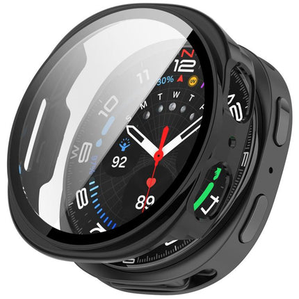 Tempered Film Integrated PC Watch Cover, For Galaxy Watch9 / 8 44mm, For Galaxy Watch9 / 8 40mm, For Samsung Galaxy Watch8 Classic 46mm