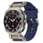 Metal Watch Connector Silicone Watch Band, For Samsung Galaxy Watch Ultra 47mm / Ultra 2025 - DealBuddy