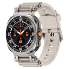 Metal Watch Connector Silicone Watch Band, For Samsung Galaxy Watch Ultra 47mm / Ultra 2025 - DealBuddy