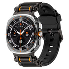 Metal Watch Connector Silicone Watch Band, For Samsung Galaxy Watch Ultra 47mm / Ultra 2025 - DealBuddy
