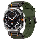 Metal Watch Connector Silicone Watch Band, For Samsung Galaxy Watch Ultra 47mm / Ultra 2025 - DealBuddy