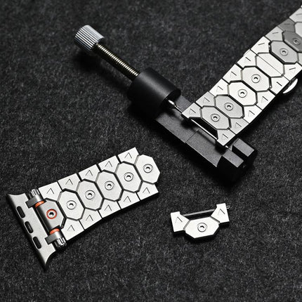 Octagonal Stainless Steel  Watch, For Apple Watch 46mm / 49mm / 45mm / 44mm - DealBuddy