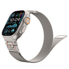 Milanese Steel Magnetic Watch Band, For Apple Watch 46mm / 49mm / 45mm / 44mm - DealBuddy