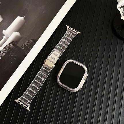 Chameleon PC Case Epoxy Resin Watch Band, For Apple Watch Series 10 46mm, For Apple Watch Series 10 42mm, For Apple Watch 44mm / 45mm, For Apple Watch 40mm / 41mm, For Apple Watch 49mm - DealBuddy
