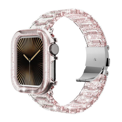 Chameleon PC Case Epoxy Resin Watch Band, For Apple Watch Series 10 46mm, For Apple Watch Series 10 42mm, For Apple Watch 44mm / 45mm, For Apple Watch 40mm / 41mm, For Apple Watch 49mm - DealBuddy