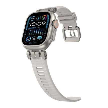 H016 Functional Series Twill Texture TPU Watch Band, For Apple Watch 46mm / 49mm / 45mm / 44mm - DealBuddy