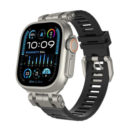 H016 Functional Series Twill Texture TPU Watch Band, For Apple Watch 46mm / 49mm / 45mm / 44mm - DealBuddy