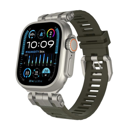 H016 Functional Series Twill Texture TPU Watch Band, For Apple Watch 46mm / 49mm / 45mm / 44mm - DealBuddy