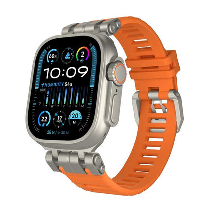 H016 Functional Series Twill Texture TPU Watch Band, For Apple Watch 46mm / 49mm / 45mm / 44mm - DealBuddy