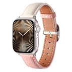 For Apple Watch 42mm / 41mm / 40mm / 38mm / White Pink