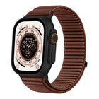 Woven Nylon Hook And Loop Fastener Metal Interface Watch Band, For Apple Watch 46mm / 49mm / 45mm / 44mm, For Apple Watch 42mm / 41mm / 40mm / 38mm - DealBuddy