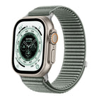 Woven Nylon Hook And Loop Fastener Metal Interface Watch Band, For Apple Watch 46mm / 49mm / 45mm / 44mm, For Apple Watch 42mm / 41mm / 40mm / 38mm - DealBuddy