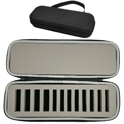 Portable Hair Beauty Grooming Trimmer Replacement Blade Hard Storage Box with 12 Built-in Blade Storage Racks - DealBuddy