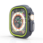 Two-Color Half Wrap PC Protective Case, For Apple Watch Ultra 4 / 3 / 2 / 1 49mm, For Apple Watch 44mm / 45mm - DealBuddy