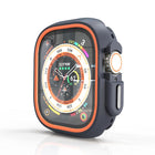 Two-Color Half Wrap PC Protective Case, For Apple Watch Ultra 4 / 3 / 2 / 1 49mm, For Apple Watch 44mm / 45mm - DealBuddy