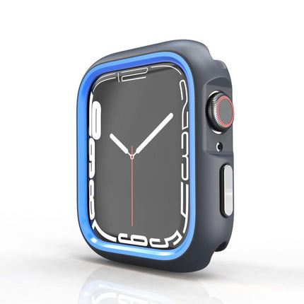 Two-Color Half Wrap PC Protective Case, For Apple Watch 44mm / 45mm, For Apple Watch Ultra 49mm - DealBuddy