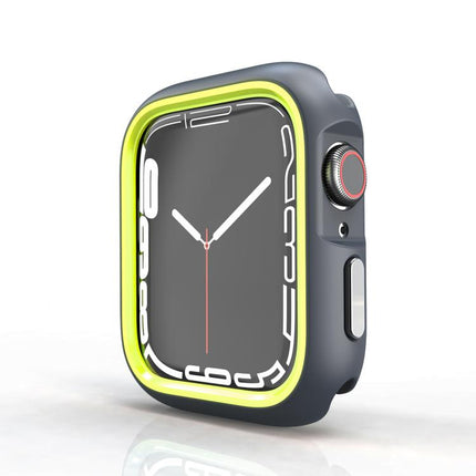 Two-Color Half Wrap PC Protective Case, For Apple Watch 44mm / 45mm, For Apple Watch Ultra 49mm - DealBuddy