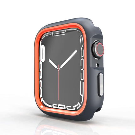 Two-Color Half Wrap PC Protective Case, For Apple Watch 44mm / 45mm, For Apple Watch Ultra 49mm - DealBuddy