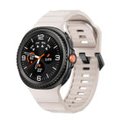 Wave Black Buckle Silicone Watch Band