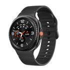 For Samsung Galaxy Watch8 / Watch8 Classic Solid Color Stitched Silicone Watch Band