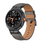 Metal Head Connector Genuine Leather Watch Band, For Samsung Galaxy Watch8 / Watch8 Classic - DealBuddy
