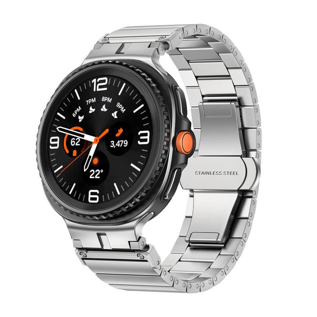 Bamboo Joint Stainless Steel Watch Band, For Samsung Galaxy Watch8 / Watch8 Classic - DealBuddy