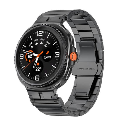 Bamboo Joint Stainless Steel Watch Band, For Samsung Galaxy Watch8 / Watch8 Classic - DealBuddy