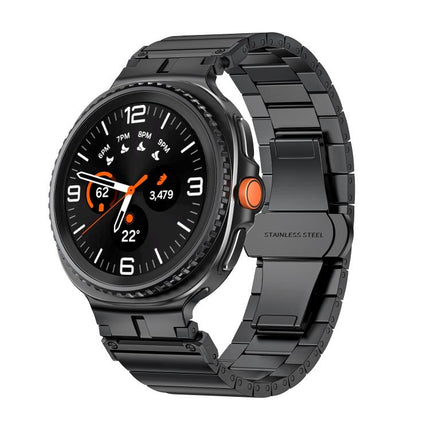 Bamboo Joint Stainless Steel Watch Band