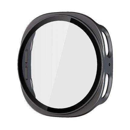 ENKAY Hat-Prince Full Coverage Tempered Glass Film Integrated PC Watch Case, For Samsung Galaxy Watch8 44mm, For Samsung Galaxy Watch8 40mm - DealBuddy