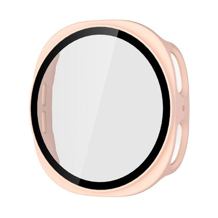 ENKAY Hat-Prince Full Coverage Tempered Glass Film Integrated PC Watch Case, For Samsung Galaxy Watch8 44mm, For Samsung Galaxy Watch8 40mm - DealBuddy
