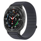 Woven Nylon Hook And Loop Fastener Metal Interface Watch Band, For Samsung Galaxy Watch8 / Watch8 Classic - DealBuddy